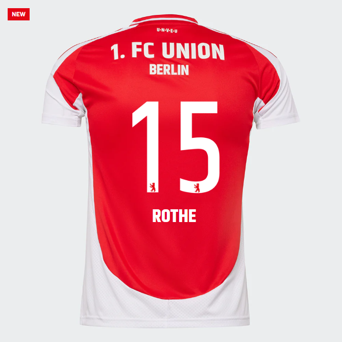union heimtrikot proaf männer 2425 – tailliert – 15 – rothe | 1. FC Union Berlin Trikots & Fußballschuhe Online Kaufen