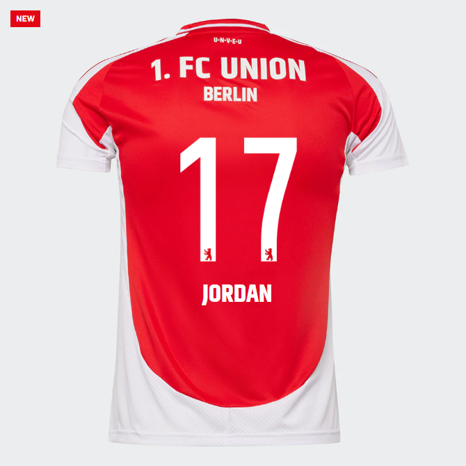 union heimtrikot proaf männer 2425 – tailliert – 17 – jordan | 1. FC Union Berlin Trikots & Fußballschuhe Online Kaufen