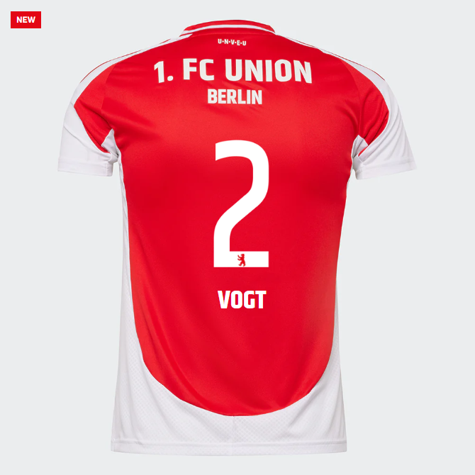 union heimtrikot proaf männer 2425 – tailliert – 2 – vogt | 1. FC Union Berlin Trikots & Fußballschuhe Online Kaufen