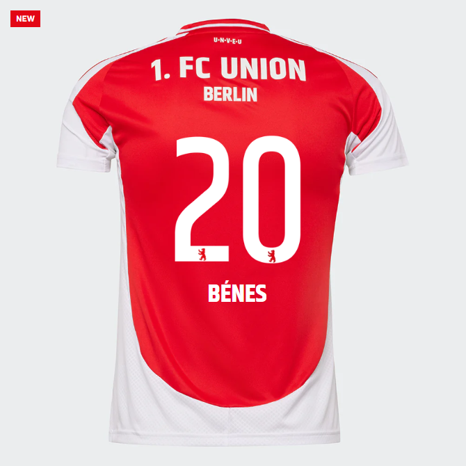 union heimtrikot proaf männer 2425 – tailliert – 20 – bénes | 1. FC Union Berlin Trikots & Fußballschuhe Online Kaufen