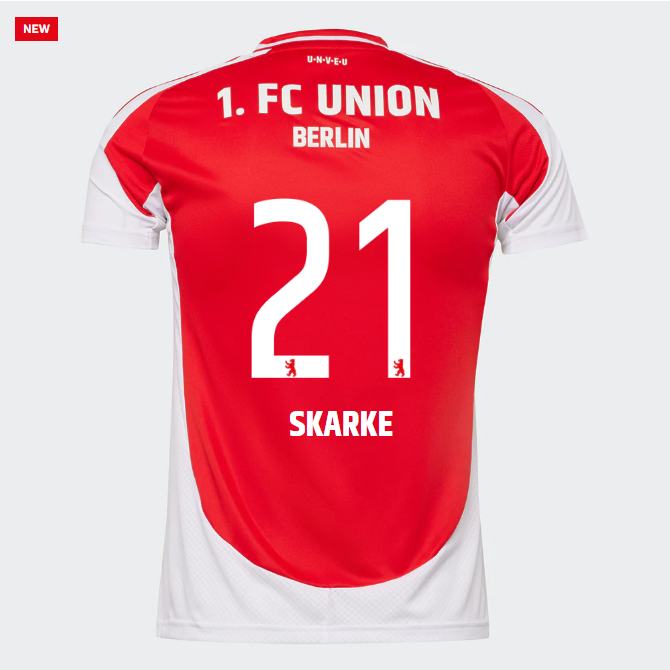 union heimtrikot proaf männer 2425 – tailliert – 21 – skarke | 1. FC Union Berlin Trikots & Fußballschuhe Online Kaufen