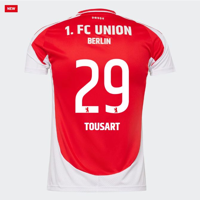 union heimtrikot proaf männer 2425 – tailliert – 29 – tousart | 1. FC Union Berlin Trikots & Fußballschuhe Online Kaufen