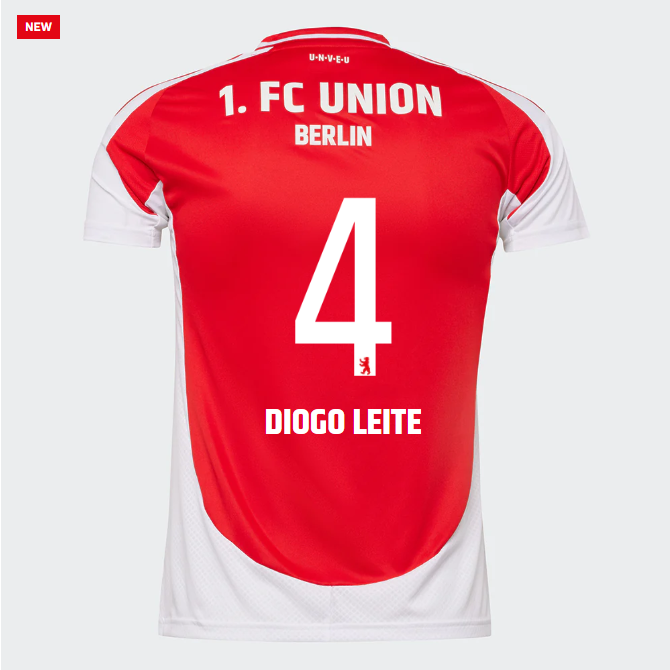 union heimtrikot proaf männer 2425 – tailliert – 4 – diogo leite | 1. FC Union Berlin Trikots & Fußballschuhe Online Kaufen