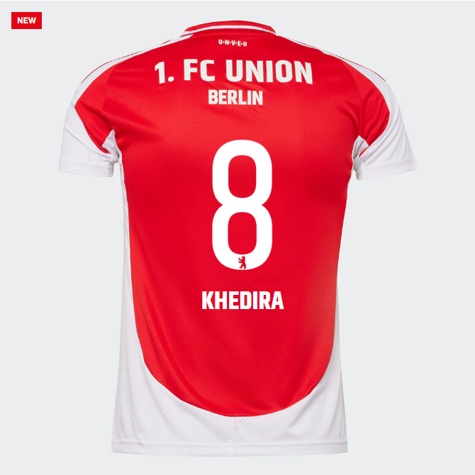 union heimtrikot proaf männer 2425 – tailliert – 8 – khedira | 1. FC Union Berlin Trikots & Fußballschuhe Online Kaufen